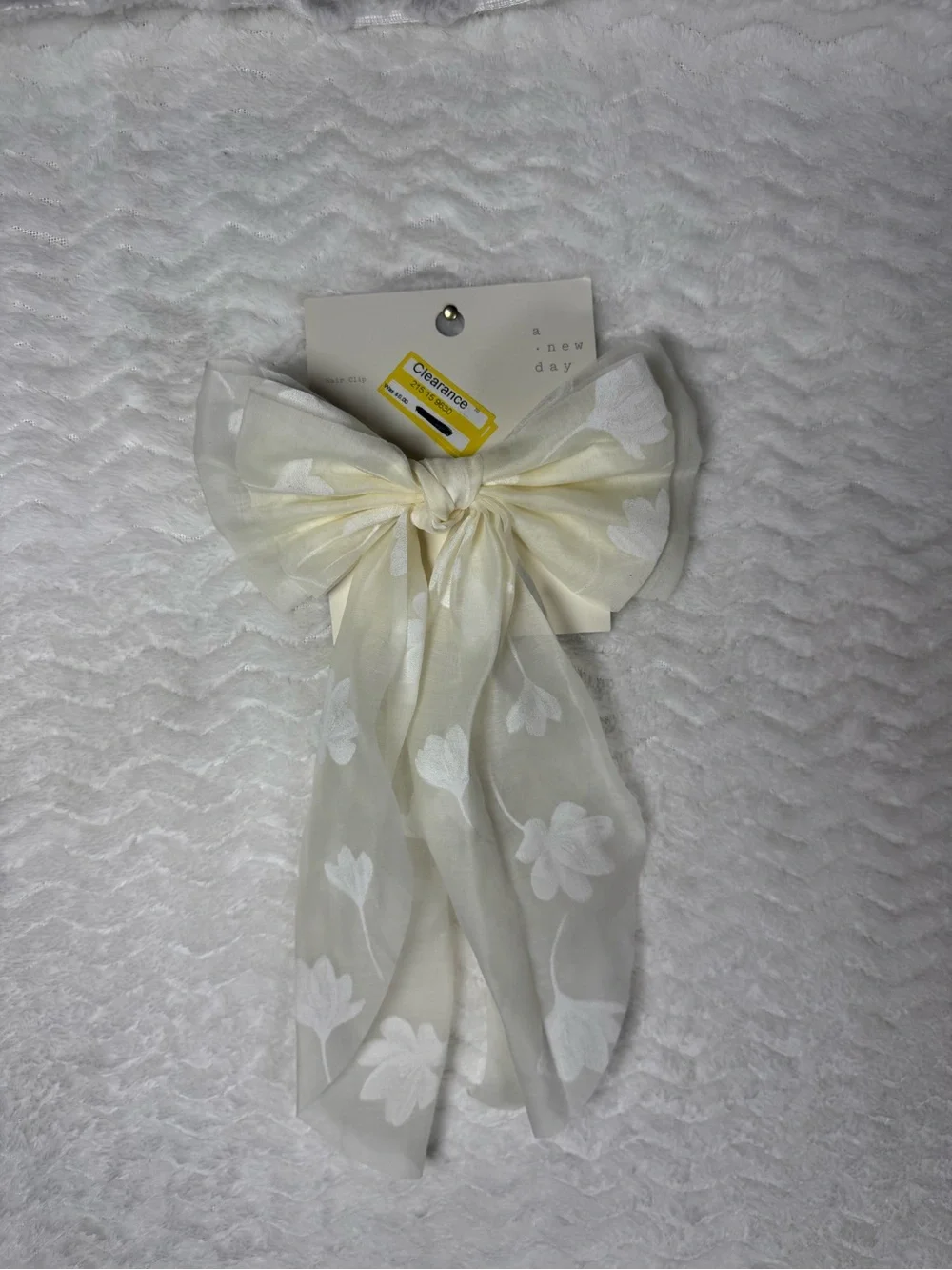 Kids Hair Bow & Scarf hair tie Set - Pink, Peach, Light Blue, Ivory